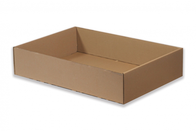 Krabice – pouze dno – hnědá (520x370x115 mm)